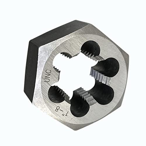 1"-8 Hex Die Rethreading Die Thread Die Carton Steel Right Hand - size: 1"-8