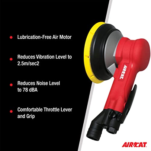 AIRCAT 6700-6GCV 3/16" Orbit Central Vac Geared Planetary Sander,