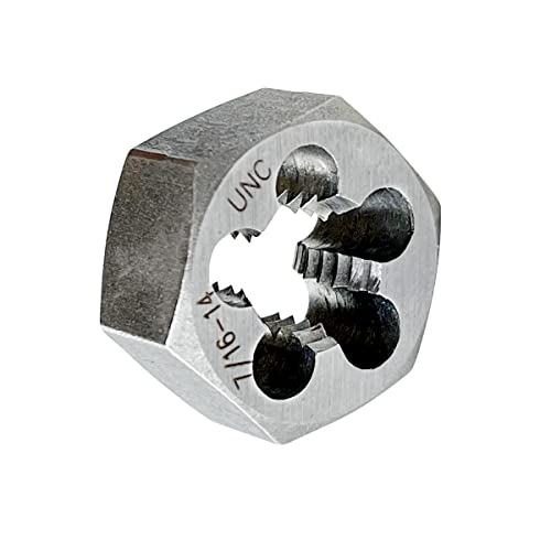 7/16"-14 UNC Hex Die Rethreading Die Thread Die Carton Steel Right Hand - size: 7/16"-14