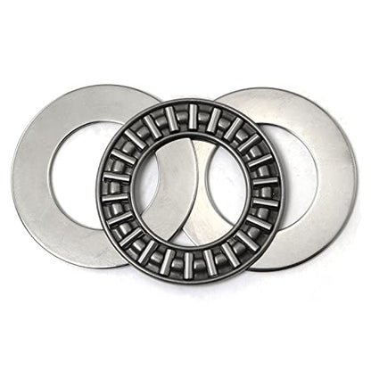 2 Sets AXK2035 Thrust Needle Roller Bearings with Washers 20mm Bore 35mm OD 2mm Width (2 x Bearings + 4 x Washers) - size: AXK2035