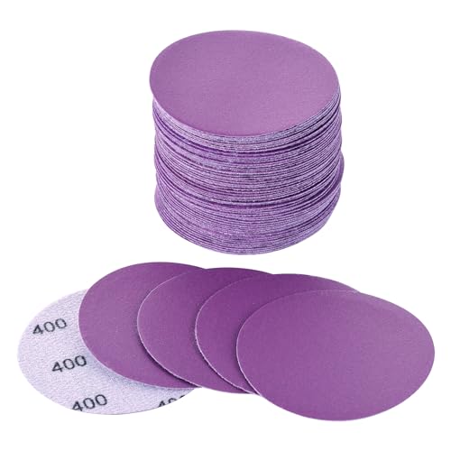 3 Inch Sanding Discs, 40 Pack 400 Grit Hook and Loop Sandpaper - style: 400 Grit