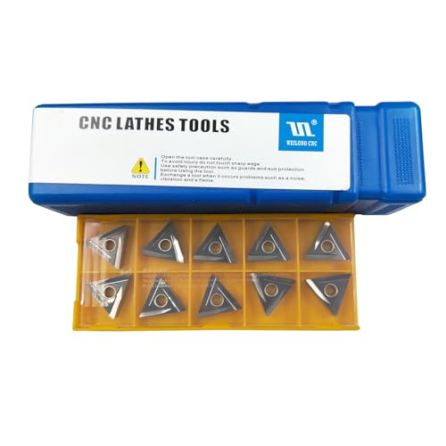 GBJ 5/8" MTJNR 1616H16 Turning Holder with 10pcs TNMG331/TNMG1604 Cermet Turning Inserts, Main Angle 93° Holder Right Hand TurningTools for Precision Machining of Steel Parts and Good Smoothness