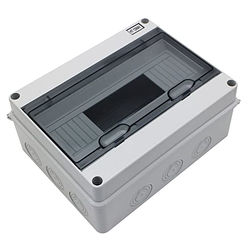 ABS Distribution Protection Box for Circuit Breaker,12 Way - size: 12WAY-255mmx200mmx110mm