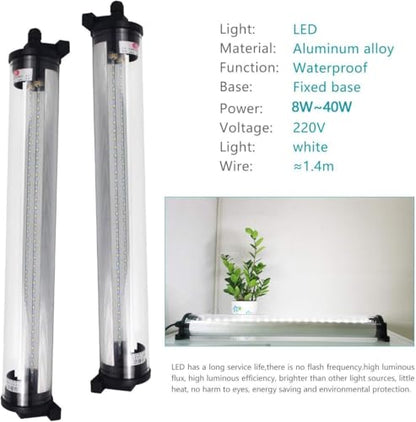 LED Work Light 40W 120V IP66 Explosion Proof LED Light Waterproof CNC Machine lamp Industrial Workshop Garage Lighting