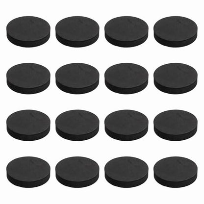 MECCANIXITY Single Sided Speaker Isolation Pads 60mmx12mm Round Black - size: 60mmx12mm