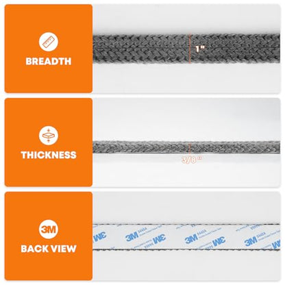 Stanbroil Stove Gasket Tape, 1" Width, 3/8" Thick, 72" Length - size: 1" Wide - 3/8" Thick
