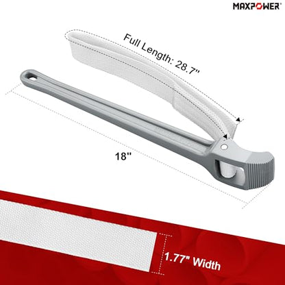 MAXPOWER 18-inch Strap Wrench, Adjustable Nylon Strap Pipe Wrench - size: 18"