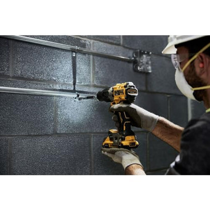 DEWALT 20V MAX Hammer Drill, 1/2", Cordless and Brushless, Compact with 2-Speed Setting, Bare Tool Only (DCD805B), Special Feature Variable Speed - style: 20V MAX