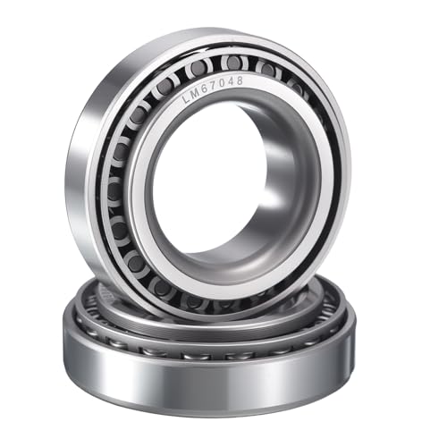 2 Pack LM67048/10 Tapered Roller Bearing Cone and Cup Set - size: LM67048/LM67010