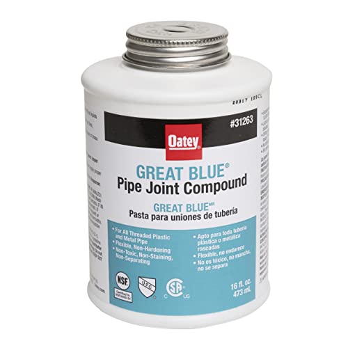 Oatey 31263 Great Blue Pipe Joint Compound, 16 fl.Ounce