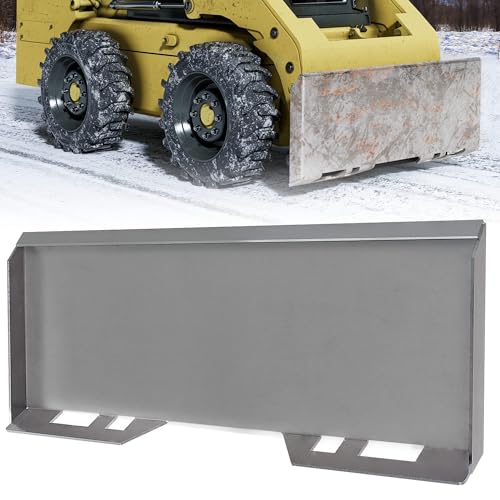 YITAMOTOR 1/4" Skid Steer Mount Plate Attachment for Kubota, Bobcat Tractor - size: 1/4 Inch