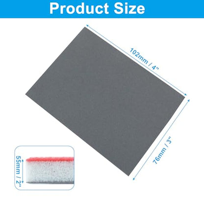 3000 Grit Sanding Sponge, 4" x 3", 20Pcs - style: 3000 Grit