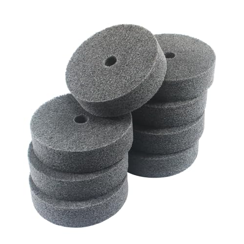 8 Pcs 3'' Abrasive Fiber Buffing Polishing Wheels - size: 3 inches