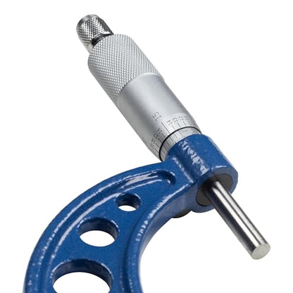 HFS(R) 2-3" Outside Micrometer with 0.0001" Accuracy, Carbide Anvil and Laser-Etched Scale - size: 2-3"x0.0001", style: Classic Ratchet