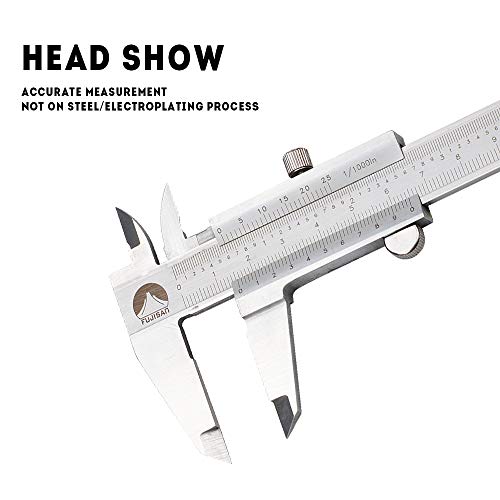 Oudtinx Professional Caliper Vernier Caliper 0-6"/150mmx0.001/0.02mm