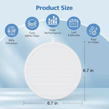 4 Pack Nail Dust Collector Replacement Filter for MelodySusie SPro/ XC320J