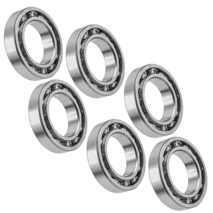 Caltric 61905 Deep Groove Open Type/No Seals Ball Bearing 25x42x9 mm/Qty 6