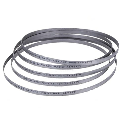 44-7/8-inch Bandsaw Blades 14-18 TPI, Replacement for DW3983 DCS374B, Milwa 48-39-0521 Portable Band Saw Blades, 5-Pack - size: 44-7/8" x 1/2" x .020" 14-18TPI 5PCS