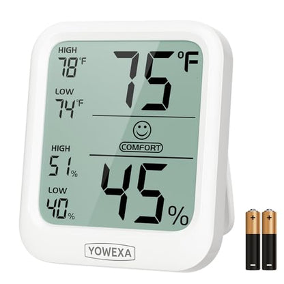Room Thermometer Indoor, Digital Hygrometer Humidity Meter