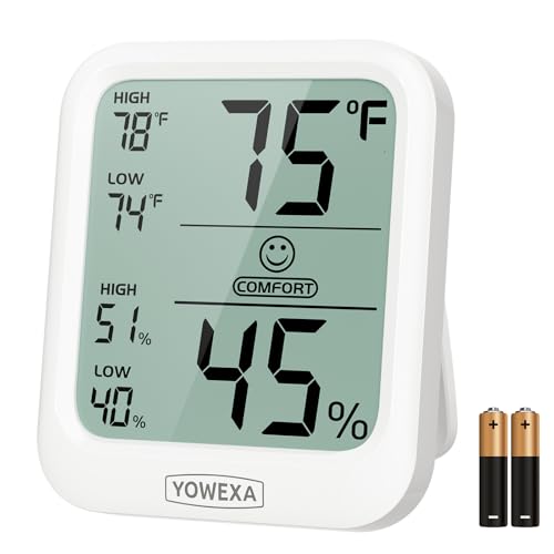 Room Thermometer Indoor, Digital Hygrometer Humidity Meter