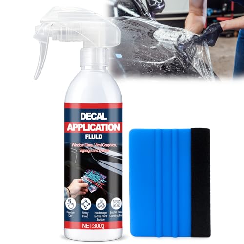 JAOJAO Decal Application Fluid, Durable Adhesive, Bubble-Free for Film