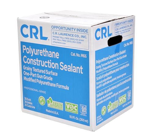 CRL M66 Black Polyurethane Construction Sealant