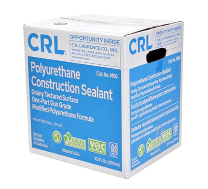 CRL M66 Black Polyurethane Construction Sealant