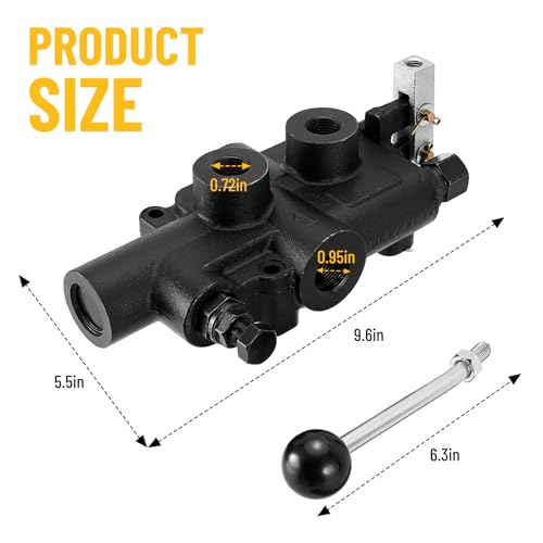 1 Spool 25GPM Hydraulic Log Splitter Directional Control Valve