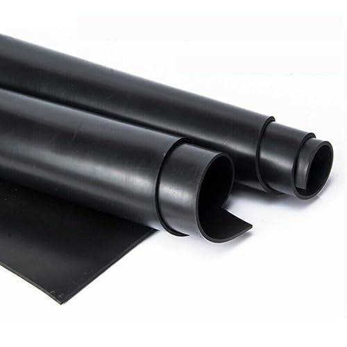 Nisorpa Neoprene Rubber Rolls 3.3x6.6 ft 1/8'' Thick Rubber Flooring Roll - size: 3.3 x 6.6 FT