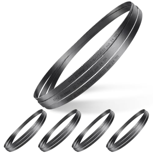 5 Pack Bi-Metal Portable Band Saw Blades, 32-7/8'', 24 TPI - size: 32-7/8'', style: 24TPI