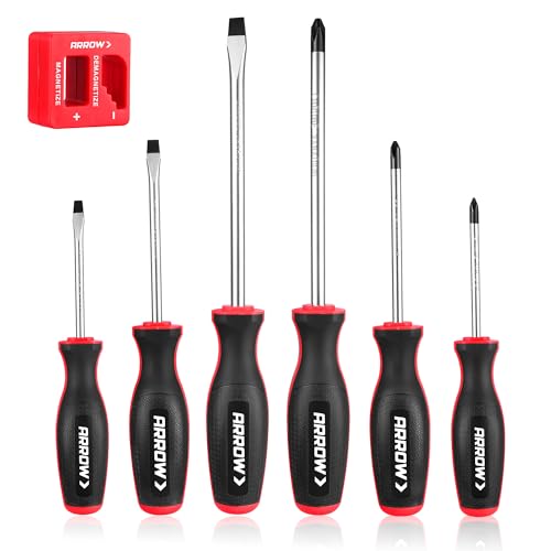 ARROW 7-Piece Magnetic Screwdriver and Magnetizer/Demagnetizer Set