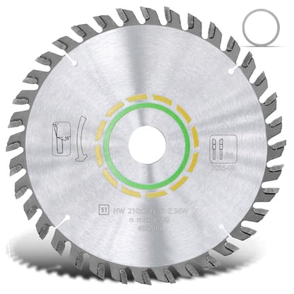 495380 Universal Saw Blade for Festool TS 75 EQ, 36 Tooth,30 mm Arbor - style: 36T, 210x2.4x30mm