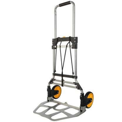 Dolly Cart with Collapsible Handle - Folding Hand Truck with 330lb Capacity - Foldable Cart with Wheels and Elastic Cord by Stalwart - size: 330lb Capacity