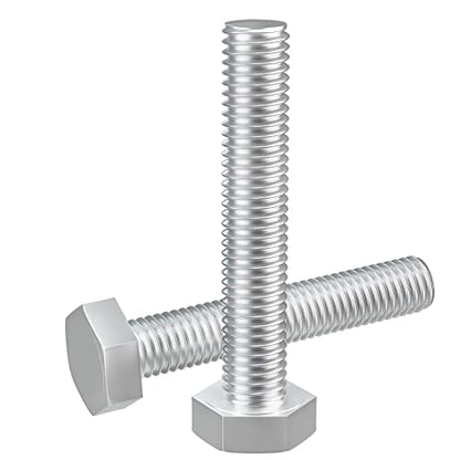 1/2-13 x 2-1/2" (1 to 7" Optional) Hex Head Screw Bolt, Stainless Steel 18-8(304), Fully Threaded,5pcs - size: 1/2-13 x 2-1/2"