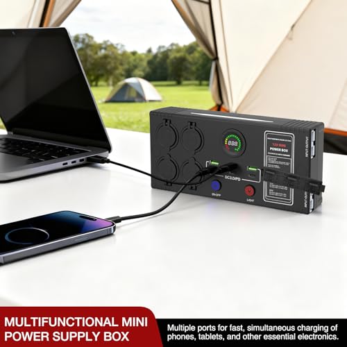 Nilight Mini Power Box 12V/24V DC Distribution Box Plug & Play Multi Ports - color: 12V 24V Mini Power Box