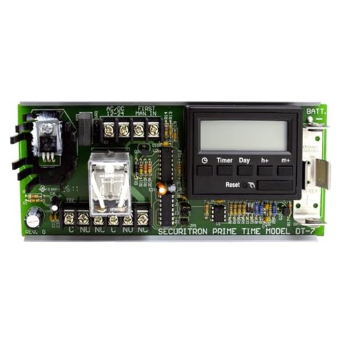 MMTC Securitron DT-7 Prime Time Digital Timer – 7-Day Programmable Timer Module (12/24 VAC/DC)