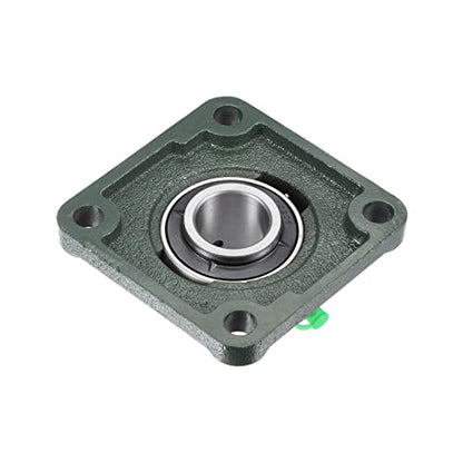 uxcell UCF206 Flange Block Bearings 30mm Bore Cast Iron Bearing Unit Set - size: 30mm
