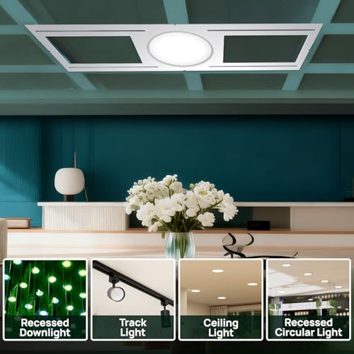 Sidasu 72 Pack New Construction Mounting Plate for 3, 4, 6" Recessed Lights - size: 72 Pack