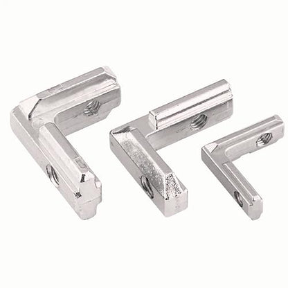 10Pcs Interior Joint Brackets, 90 Degree L-Shape, 3030 Series