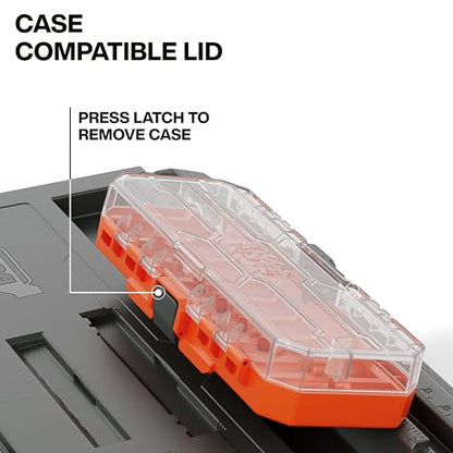 Klein Tools 54200MBX MODbox Medium Deep Tool Box, Heavy Duty Organizer with Removable Tray, Water and Debris Resistant, Stackable Module - size: Medium
