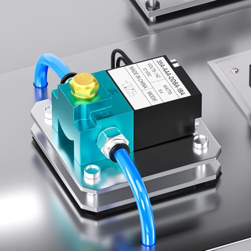 TAILONZ PNEUMATIC 2 Way 3 Port Mac Valve, DC12V, 5.4W, 1/8”NPT Electronic Booster Control Solenoid Valve High-Frequency Solenoid valve35A-ACA-DDAA-1BA (Pack of 2) - size: DC12V (Pack of 2)