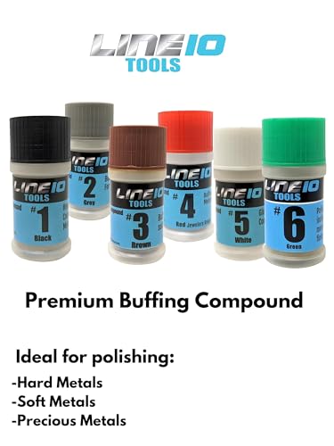 6pc Metal Polishing Compound Set, Buffing Bar, 2oz - size: 6 Pack, Small