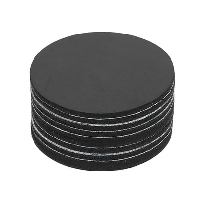 PATIKIL Non Slip Furniture Pads 2-3/16" (55mm x 2mm), 10 Pcs Adhesive Backed Round Rubber Feet Anti-Scratch Rubber Furniture Grippers for Hardwood Floor Electronics Bed Drawers DIY - size: 55mm x 2mm