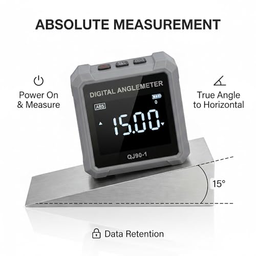 Digital Level Angle Finder Magnetic with Magnetic Base & Backlight Display