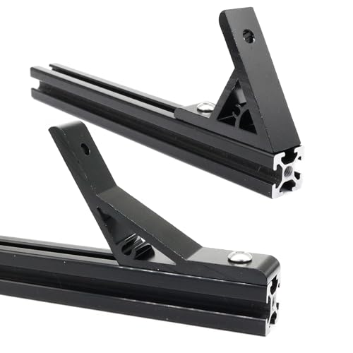 3Pcs 60deg, 3Pcs 120deg 2020 Aluminum Extrusion T Slot Angle Bracket 20 Series Extruded Hardware 60 Degree Joint Corner Connector for 60° 120 Degree 20/20 80 20 2040 Black Aluminum Profile - style: 3Pcs 60deg and 3Pcs 120deg