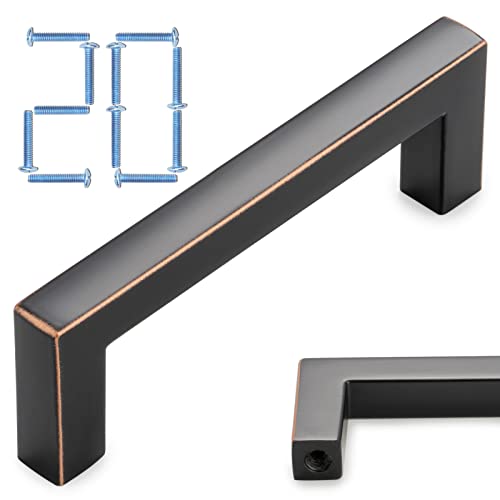 KOOFIZO 20 Pack 3 in Oil Rubbed Bronze Cabinet Pulls, Drawer Handles 1816 - color: Oil Rubbed Bronze, size: 3" CC - 20Pcs, style: Modern