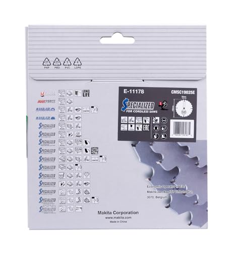 Makita E-11112 7-1/2" 25T Carbide-Tipped Max Efficiency Miter Saw Blade
