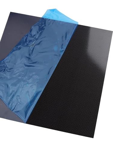 Carbon Fiber Sheet, 240×240 MM 0.5mm 1.0mm 1.5mm 2mm 2.5mm 3.0mm 4.0mm, 3K Full Carbon Fiber Board 100% Plain Weave Glossy Surface Carbon Fiber Plate - size: 240×240×3MM, style: Plain Weave Glossy Surface