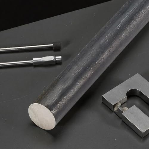 1.000 (1 inch) x 12 inches A36 Carbon Steel Round Rod Hot Rolled Durable Steel Engineering Projects Workshop Fabrication Metal
