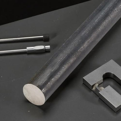 1.000 (1 inch) x 12 inches A36 Carbon Steel Round Rod Hot Rolled Durable Steel Material Industrial Projects Custom